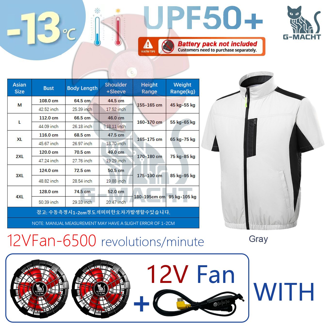 Summer 4 Fans Air Conditioning - Outdoor Sport Windbreaker ulasan dan harga