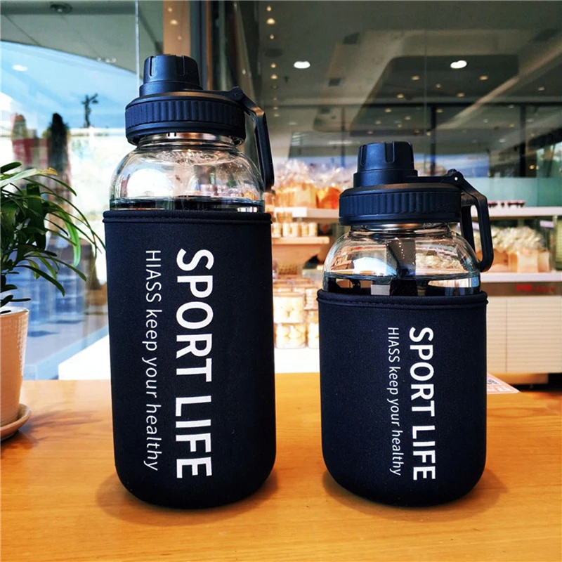 700/1000ml Portable Sport Glas - Outdoor Sport Glass Water Bottle ulasan dan harga