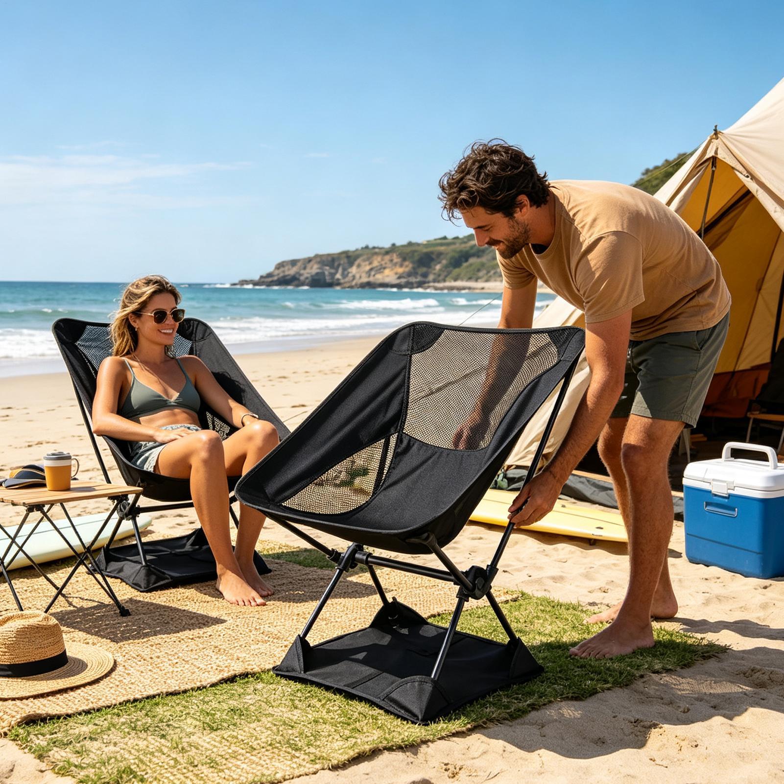Oxford Cloth Anti-Sink Camp Ch - Outdoor Sport Chairs ulasan dan harga