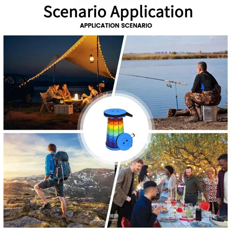 Rainbow Telescopic Camping Sto - Outdoor Sport Chairs ulasan dan harga