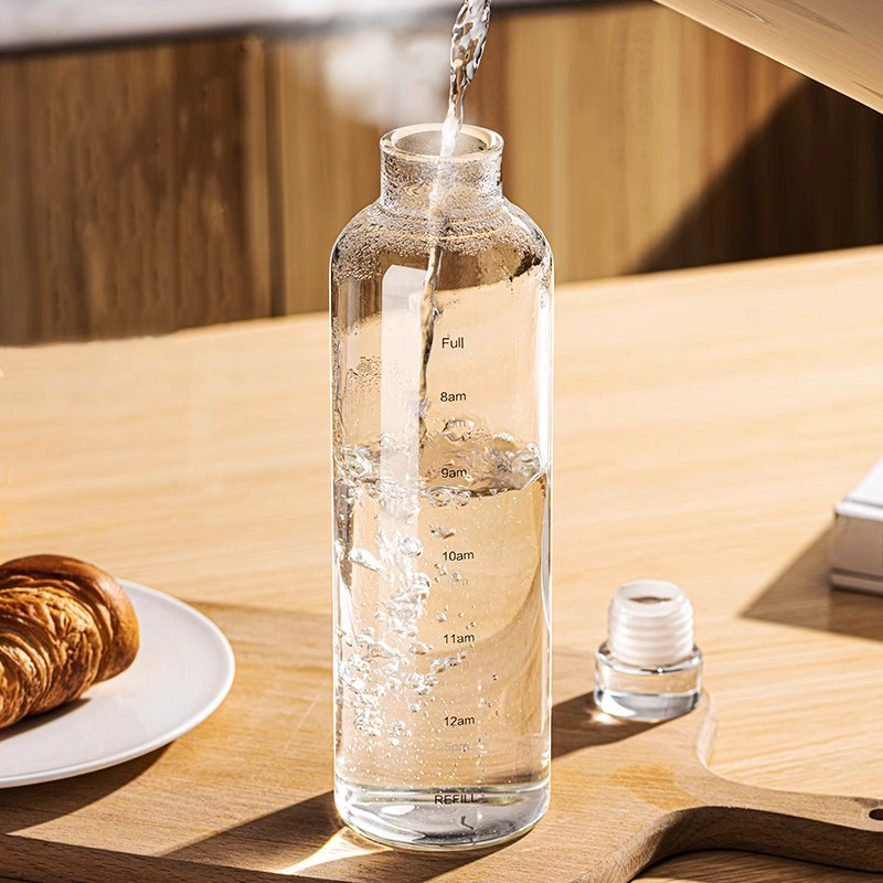 FOME 500/750/1000ml Glass Spor - Outdoor Sport Glass Water Bottle ulasan dan harga