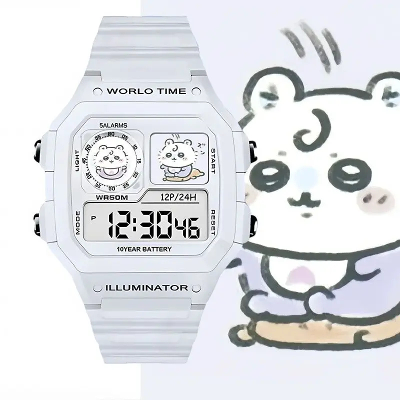 Kawaii Chiikawa Anime Digital  - Outdoor Sport Watch ulasan dan harga