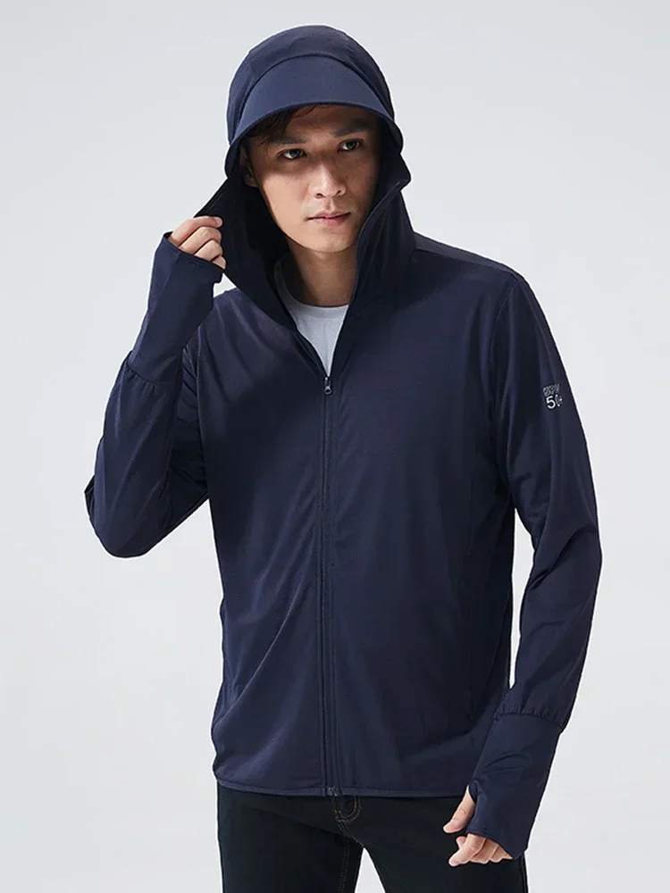 Summer Hooded Jacket UPF 50+UV - Outdoor Sport Windbreaker ulasan dan harga