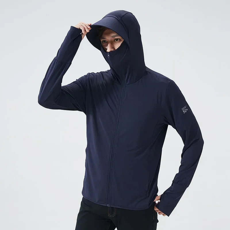 Summer Hooded Jacket UPF 50+UV - Outdoor Sport Windbreaker ulasan dan harga