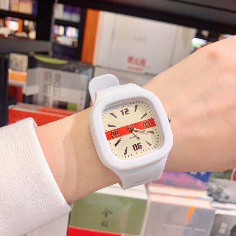 Square Silicone Electronic Wat - Outdoor Sport Watch ulasan dan harga