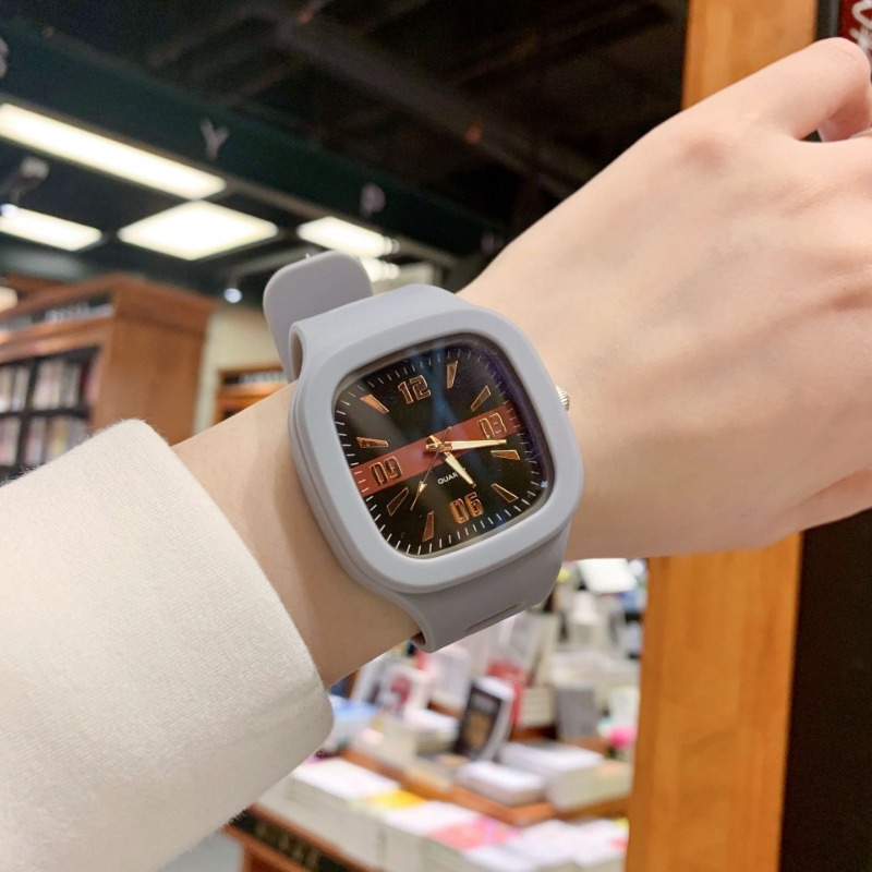 Square Silicone Electronic Wat - Outdoor Sport Watch ulasan dan harga