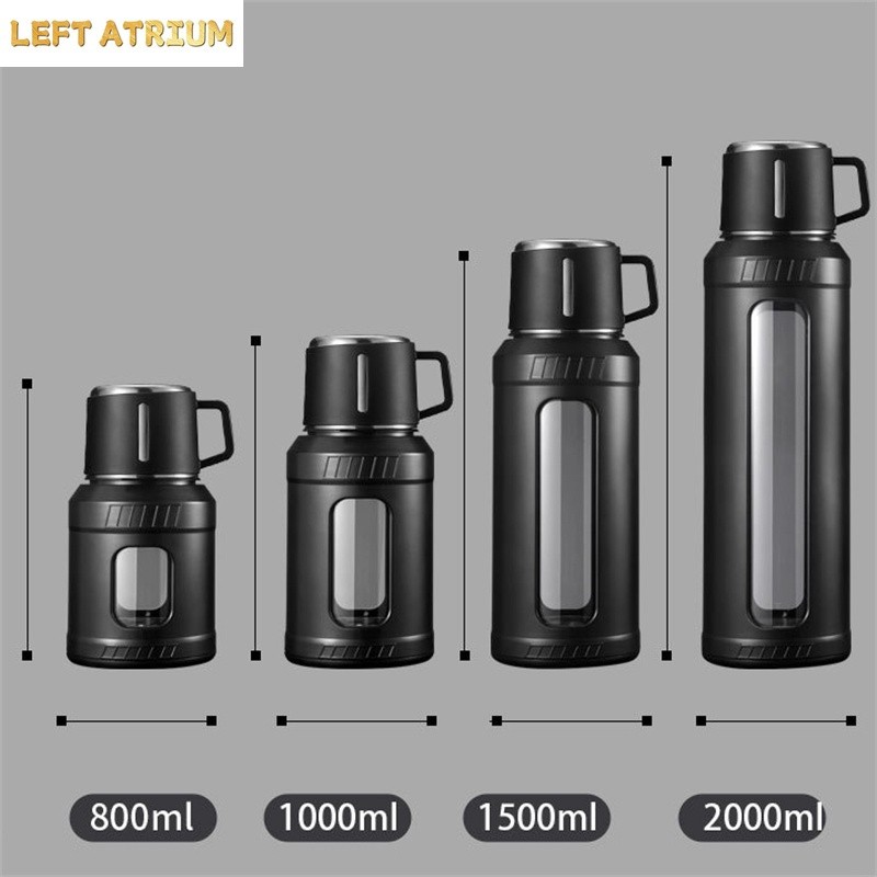 Large Capacity 2L Glass Water  - Outdoor Sport Glass Water Bottle ulasan dan harga