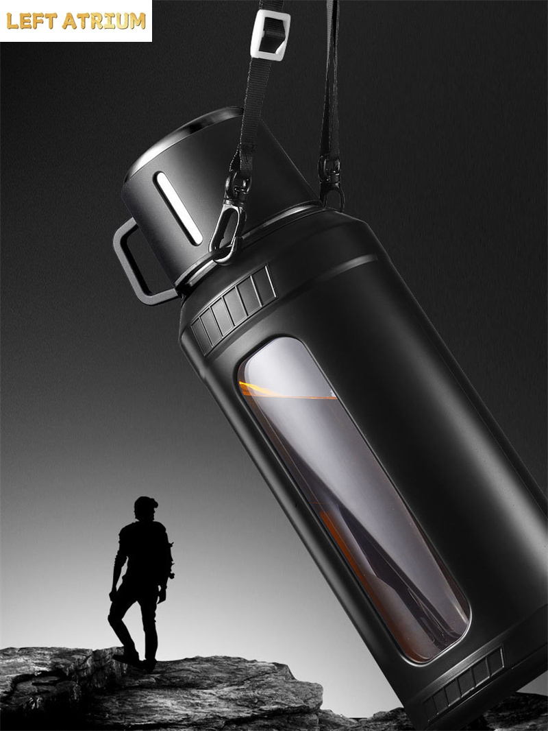 Large Capacity 2L Glass Water  - Outdoor Sport Glass Water Bottle ulasan dan harga